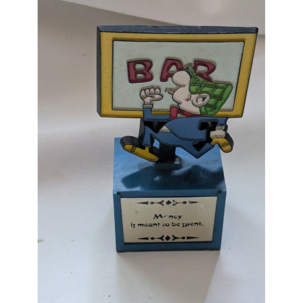 1972 Andy Capp Bar Trophy Statue Daily Mirror Newspapers Hong Kong Aviva